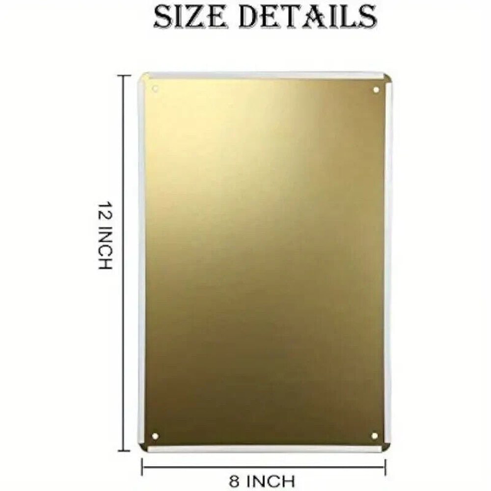 Today Is A Good Day Vintage Novelty Metal Sign 12 x 8 Wall Art Home & Garden:Home Décor:Plaques & Signs Style Your Walls